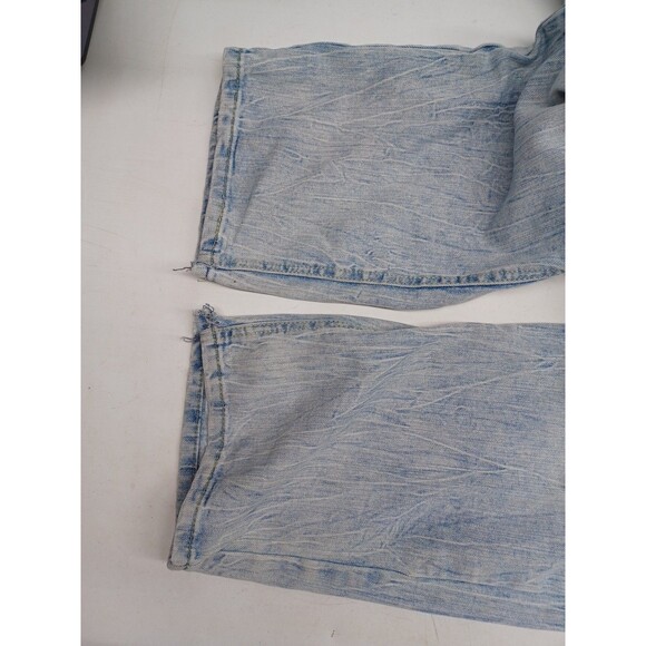Levi Strauss Signature S47 Relaxed Straight Leg Denim Blue Jeans Sz 44 x 30 - Picture 7 of 9